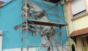 Festival de street art : la plus grande fresque de l'édition 2021 avance bien