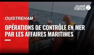 VIDÉO. Les Affaires maritimes contrôlent les plaisanciers au large de Ouistreham