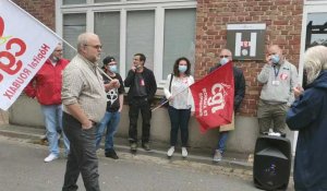 Roubaix : Manifestation du personnel hospitalier contre l’obligation vaccinale soumise à suspension de salaire dès le 15 septembre