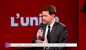 Boris Ravignon parle politique sur la Foire de Châlons