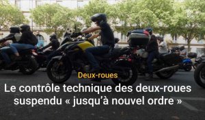 Le contrôle technique des deux-roues suspendu « jusqu’à nouvel ordre » sur demande d'Emmanuel Macron