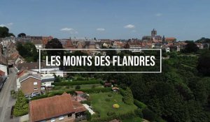 Les Monts de Flandres vus du ciel