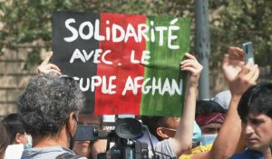 A Paris, un rassemblement en soutien au peuple Afghan