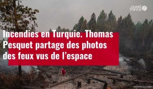 VIDÉO. Incendies en Turquie : Thomas Pesquet partage des photos des feux vus de l'espace