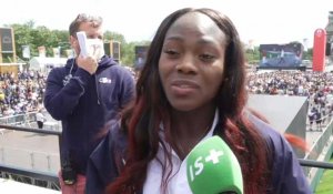 JO-2020: devant les fans au Trocadéro, Clarisse Agbegnenou est "une athlète comblée"