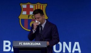 Les adieux en larmes de Messi au Barça