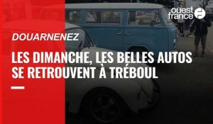 VIDEO. Les autos de collection scintillent à Douarnenez