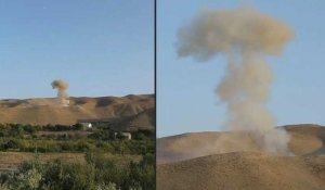 Ouzbékistan: images du site du crash d'un avion militaire afghan