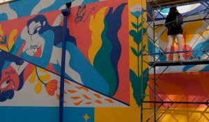 Russie : la ville d'Ekaterinbourg se transforme en galerie d'art