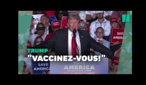 Trump sifflé par ses partisans à qui il recommandait de se faire vacciner