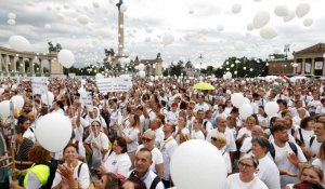 Budapest : les soignants hongrois dans la rue pour réclamer des augmentations de salaires