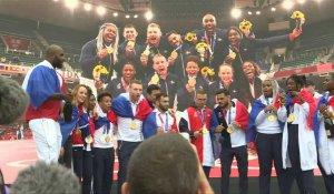 Tokyo 2020: le judo français à la fête devant le public du Trocadéro