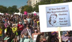 Etats-Unis: la bataille pour le droit à l'avortement descend dans les rues de Washington DC