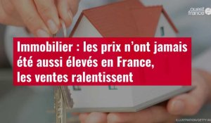 VIDÉO. Immobilier : les prix n’ont jamais été aussi élevés en France