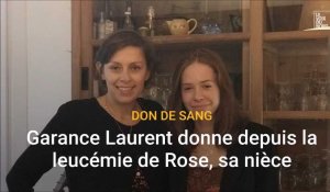 Garance Laurent, de Courrières, donne son sang depuis la leucémie de Rose, sa nièce