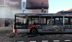 Lys Lez Lannoy : Incendie d'un bus Ilévia