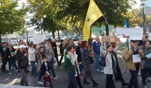 Manifestation anti pass sanitaire à Arras