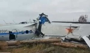 Russie: le site d'un accident d'avion qui a fait 15 morts