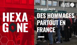 VIDÉO. Partout en France, écoliers, collégiens et lycéens rendent hommage à Samuel Paty
