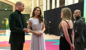 Le duc et la duchesse de Cambridge arrivent à la cérémonie de remise du prix Earthshot