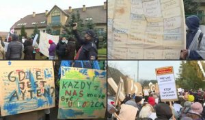 Pologne-Bélarus: manifestation de mères polonaises en solidarité avec les migrants à la frontière