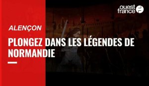 VIDÉO. A Alençon, "Les Légendes de Normandie", un spectacle immersif à 360°
