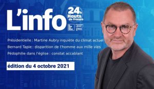 Le JT des Hauts-de-France du 4 octobre 2021