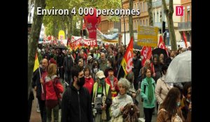 Près de 4000 manifestants à Toulouse