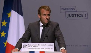 Etats généraux de la justice: Macron met en garde contre la judiciarisation de la politique