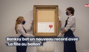 Banksy bat un nouveau record avec "La fille au ballon"