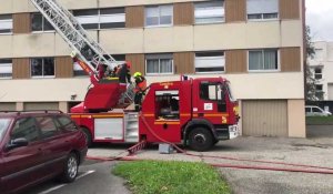 Bellegarde : départ d'incendie sur un toit d'immeuble rue Buffon