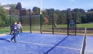 Charleville-Mézières: Boris Ravignon s'essaie au padel