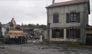 Démolition de la gare de Miraumont