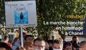 Frévent : la marche blanche en hommage à Chanel dans cette commune du Pas-de-Calais