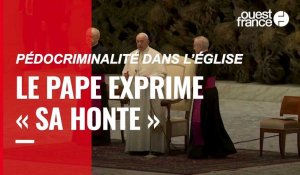 VIDÉO. Après la publication du rapport Sauvé, le pape François exprime « sa honte » face à l'inaction de l'Église