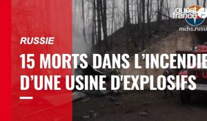 VIDÉO. Russie : au moins quinze morts dans l’incendie d’une usine d’explosifs 
