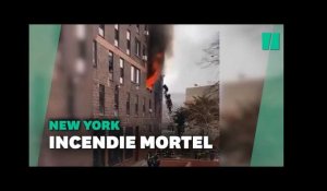 À New York, l'incendie d'un immeuble fait au moins 19 morts