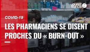 VIDÉO. Covid-19 : les pharmaciens proches du burn-out, « sous une masse de travail écrasante »