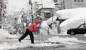 Tempêtes de neige dans le nord du Japon