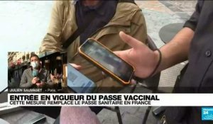 France : entrée en vigueur du pass vaccinal dans tout le pays