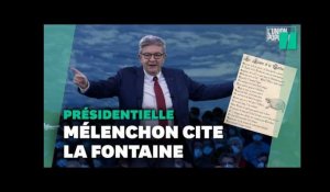 Mélenchon explique son refus de la primaire populaire par une fable de la Fontaine