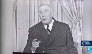 Dans le rétro de la présidentielle avec le général de Gaulle