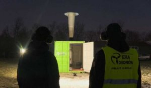 En Pologne, des scientifiques testent un canon anti-pollution
