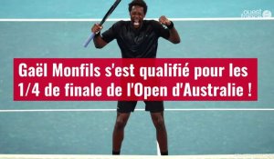 VIDÉO Open d'Australie. Monfils se qualifie pour les 1/4 de finale !