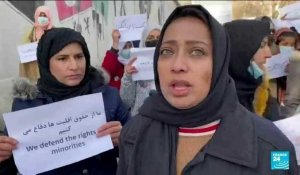 Afghanistan : manifestation de femmes contre la "machine criminelle" talibane