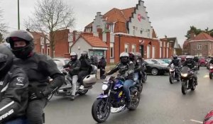 Haisnes : une centaine de motards ont rendu hommage à Stéphane
