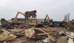 Vendeuvre-sur-Barse : démolition silos Vivescia