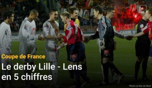 Coupe de France : le derby Lens - Lille en 5 chiffres 