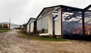 Incendie hangar agricole GrandChamp