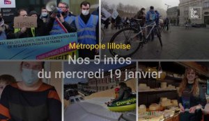 Métropole lilloise : nos 5 infos du mercredi 19 janvier